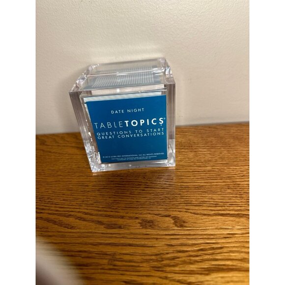 Table Topics Date Night Cards Conversation Starters Game - Picture 1 of 2